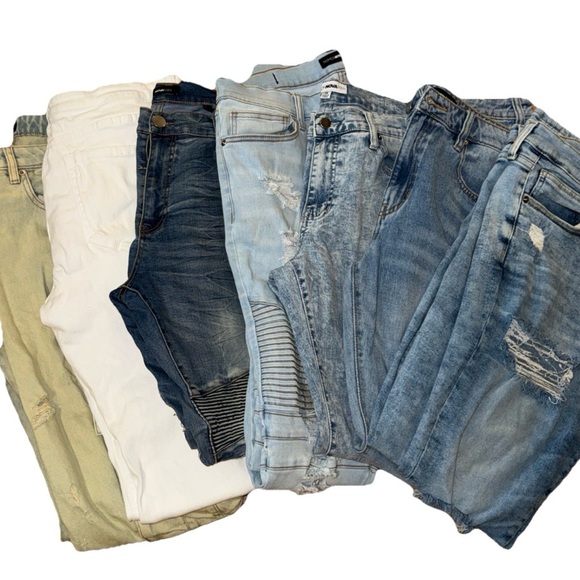 Fashion Nova Other - Fashion Nova Distressed Denim Jeans Collection (7)